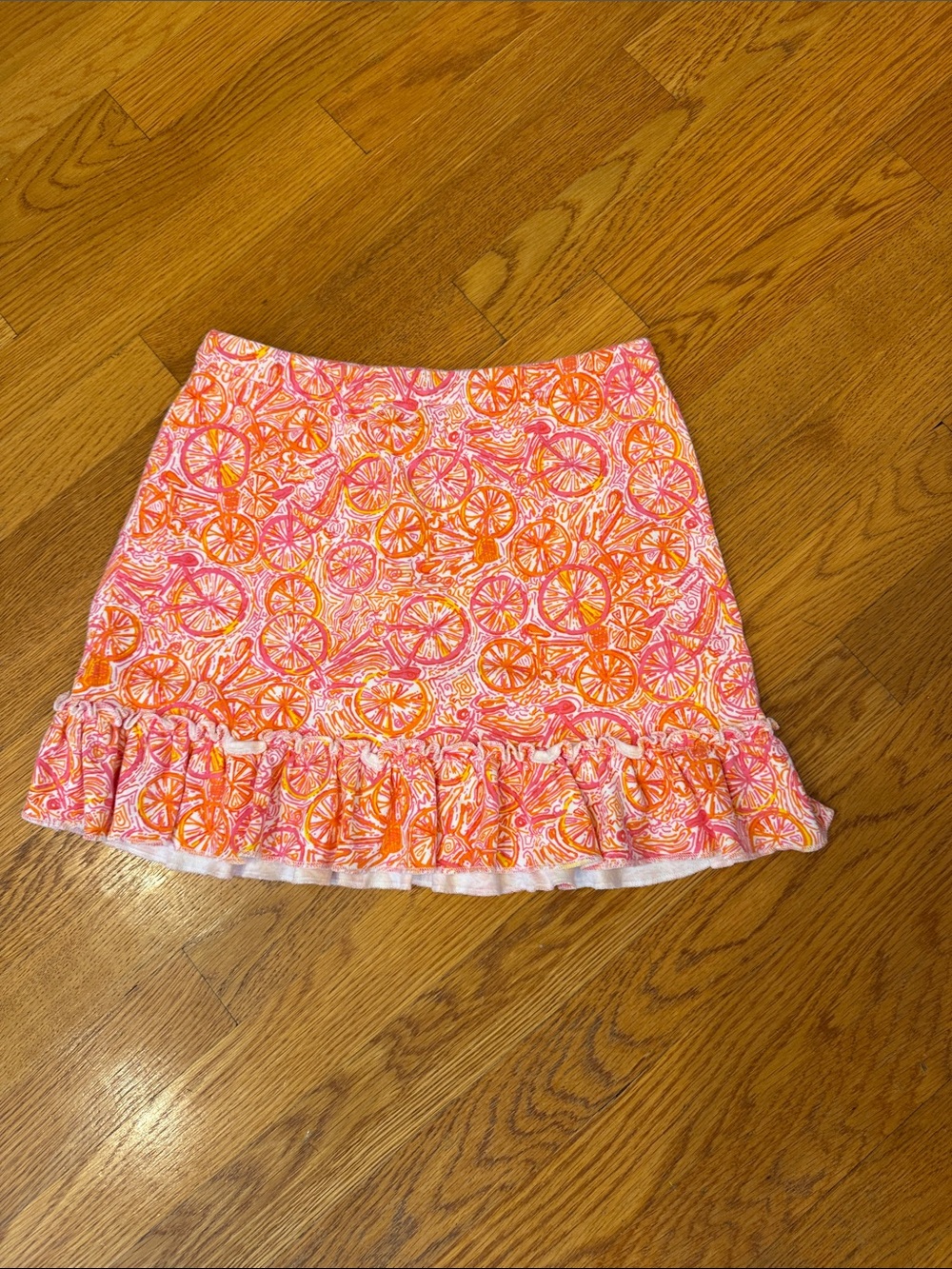 Lilly Pulitzer Bicycles Skirt Girls Size L (8-10)
